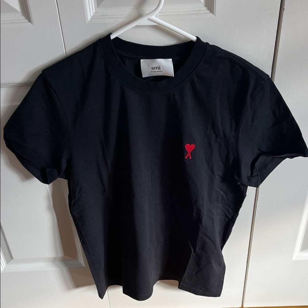 Ami Paris black logo t shirt